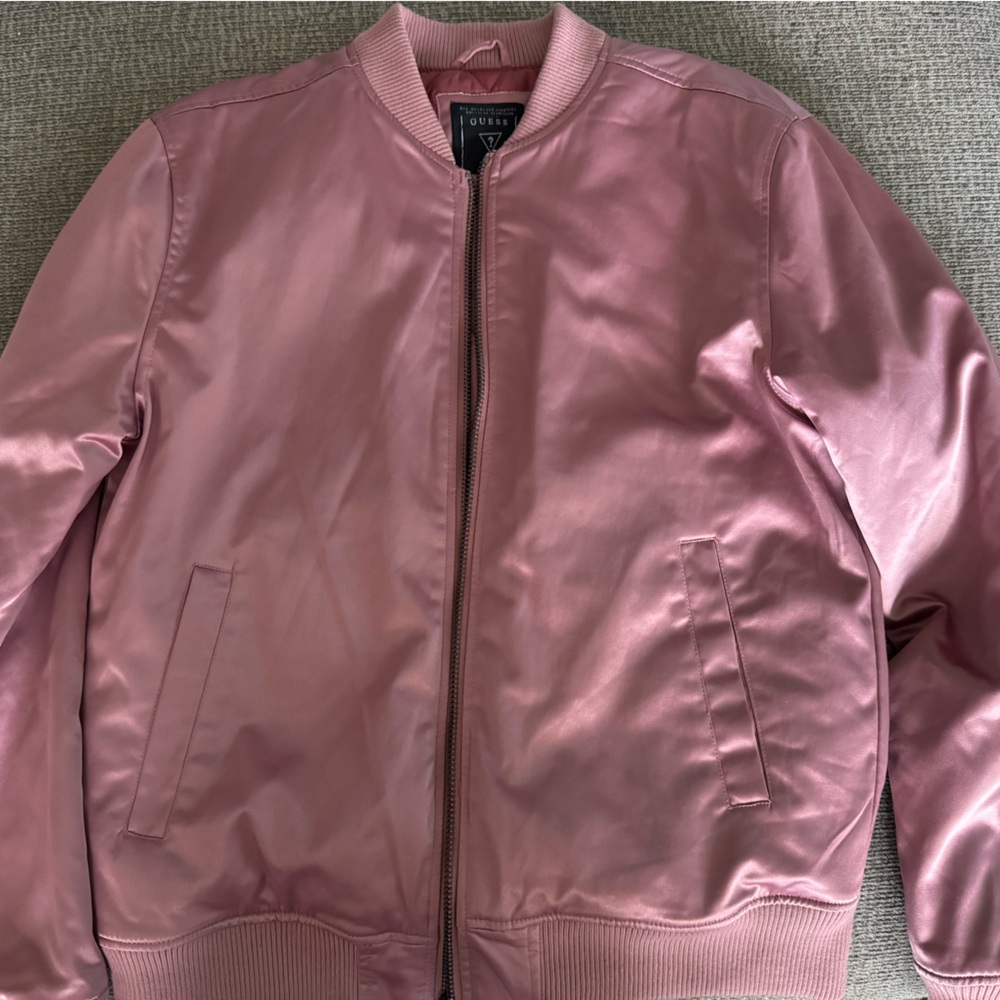 Men’s Pink Bomber Jacket